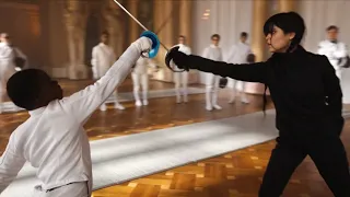 Wednesday Fencing Fight scene HD  |  WEDNESDAY S1