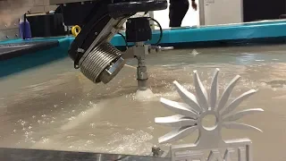 Fast Extreme Water Jet Cutter Machine Working, Modern Technology Waterjet Cutting Compilation