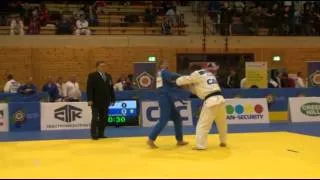 Judo Veterans EM 2011 M5 66kg Sindelar vs Golovkov