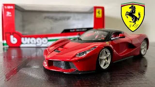 Ferrari LaFerrari | 1/24 scaled model by Bburago | Unboxing and Review