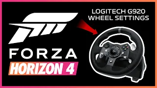 FORZA HORIZON 4 - Logitech G920 Best Wheel Settings - Realistic Feel