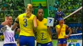 Pan Americano 2007: Brasil 3x0 EUA (Semifinal)