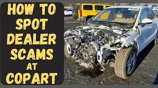 How to Avoid Dealer Scams at Copart and IAA Salvage Auctions? Here is a trick I often use..