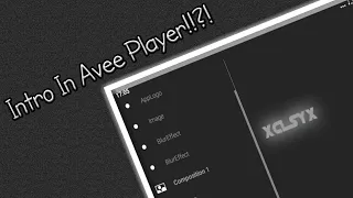 How To Make An INTRO In Avee Player | Tutorial #1