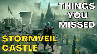 12 Things You Missed In Stormveil Castle!! [probably] - Elden Ring FULL WALKTHROUGH AND GUIDE