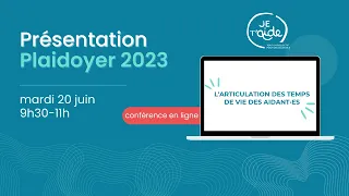 Présentation du plaidoyer 2023 : Webinaire du 20 juin 2023