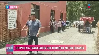 Despiden a Juan Rafael Murias, trabajador del Metro que cayó a las vías | Noticias Crystal Mendivil