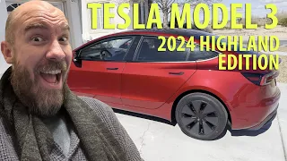 Brand New 2024 Tesla Model 3 Highland Edition Walkthrough, part 1