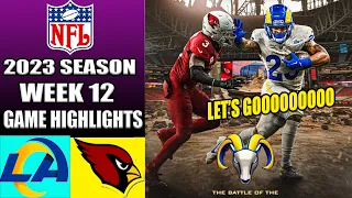 Los Angeles Rams vs Arizona Cardinals WEEK 12 FULL 1st QTR (11/26/23) | NFL Highlights 2023