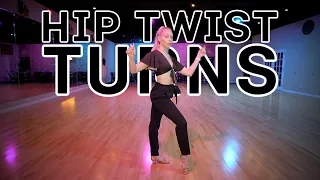 Hip Twist Turns And How To Use Them | Latin Dance Tutorial