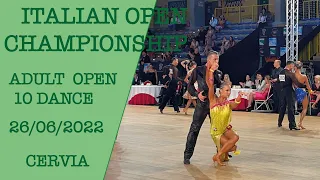 IOC Italian Open Championship 2022 - Adult 10 dance - 26/06 Cervia