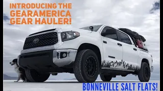 It's the GearAmerica West Gear Hauler! 2019 Toyota Tundra Overland Build at Bonneville Salt Flats!