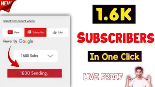 Live Proof😳 - How To Get Free Subscribers On YouTube