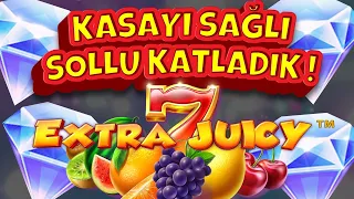 SLOT OYUNLARI 💎 EXTRA JUICY 💎 KASAYI SAĞLI SOLLU KATLADIK !