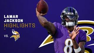 Lamar Jackson's Best Plays vs. Vikings | NFL 2021 Highlights