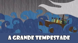 DESENHOS BÍBLICOS - JESUS ACALMA A GRANDE TEMPESTADE