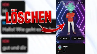 Snapchat MY AI löschen / entfernen Deutsch | Geht das?