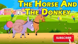 THE HORSE AND THE DONKEY - English Bedtime Story || Animated Storytelling - Kids Time#viralvideo