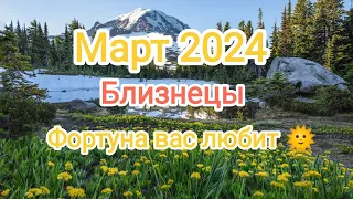 БЛИЗНЕЦЫ ♊ МАРТ 2024. Фортуна вас любит🎡🌞❤️