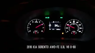 2016 Kia Sorento 3.3L V6 0-60