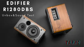 Edifier R1280DBS | Unbox + Sound test