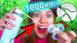 СПИННЕР 1000 КМ/Ч БЬЁТ ПОСУДУ РЕЖЕТ ЕДУ ЧЕЛЛЕНДЖ | Elli Di