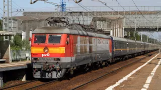 Train videos. Passenger trains in Russia - 16.