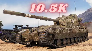 FV215b (183)  10.5K Damage 7 Kills  World of Tanks Replays 4K The best tank game