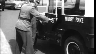 U.S. Military Police Shot At In Berlin (1952)