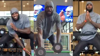 LeBron James Shows His Workout Routine! 🔥