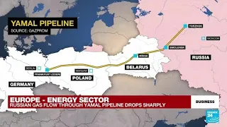 Russian gas supplies to Europe decline sharply • FRANCE 24 English