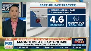 Magnitude 4.6 Earthquake Strikes Off Coast Of Mexico, Felt In San Diego