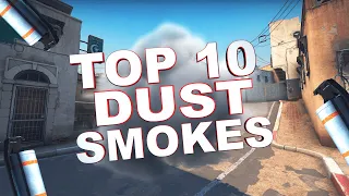 (CS:GO) TOP 10 DUST2 SMOKES you should know in 2022