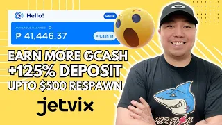 JETVIX Earn ₱3,300 Per Day Withdraw Thru GCASH | + 125% Deposit | Upto $500 Respawn