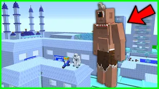 TEPEGÖZ IS ATTACKING THE CITY WILL IT DEFEAT THE ICE KING? 😱 - Minecraft