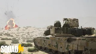 TANK FRONT! British and Chinese Vehicles Clash in the Iraqi Desert | Eye in the Sky Squad Gameplay