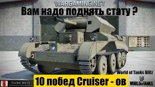 WoT Blitz. На каких танках можно поднять стату?