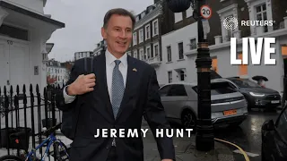 LIVE: UK's Jeremy Hunt to cut spending and raise taxes