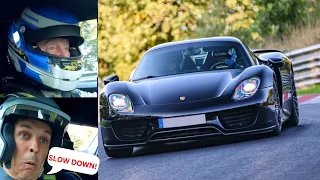 LEGENDARY 77 YEAR OLD & PORSCHE 918 SPYDER! | NURBURGRING