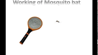 Working of mosquito bat
