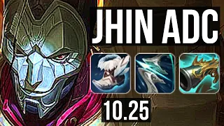 JHIN & Morgana vs XAYAH & Rakan (ADC) | 9/1/9, 66% winrate, Godlike | EUW Master | v10.25