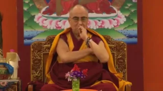Breathing Excercise for all demonstrated by H.H. the XIV Dalai Lama