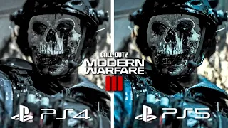 Call of Duty Modern Warfare 3 PS4 vs PS5 Graphics Comparison