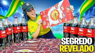 COMO COMPLETAR AS FIGURINHAS DA COCA COLA SEM NENHUMA REPETIDA NO ÁLBUM DA COPA!