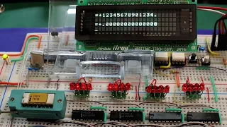 Calculator on the homebrew Intel 4004 evaluation board