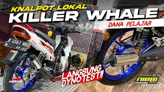 DYNOTEST!! KNALPOT F1ZR DANA PELAJAR PERFORMA SANGAR | REVIEW KNALPOT LOKAL BY KILLER WHALE