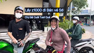 Lấy Moto Đi Bán Vé Số  Và Cái Kết | PKL | Z1000