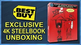 Deadpool 2 Best Buy Exclusive 4K+2D Blu-ray SteelBook Unboxing