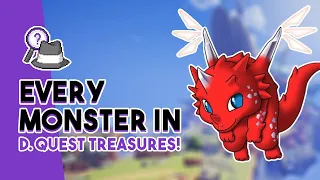 Every Known Monster in Dragon Quest Treasures! | ALL FORMS!