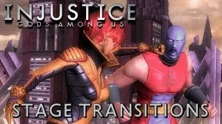 Injustice: Gods Among Us - All Stage Transitions [1080p] TRUE-HD QUALITY